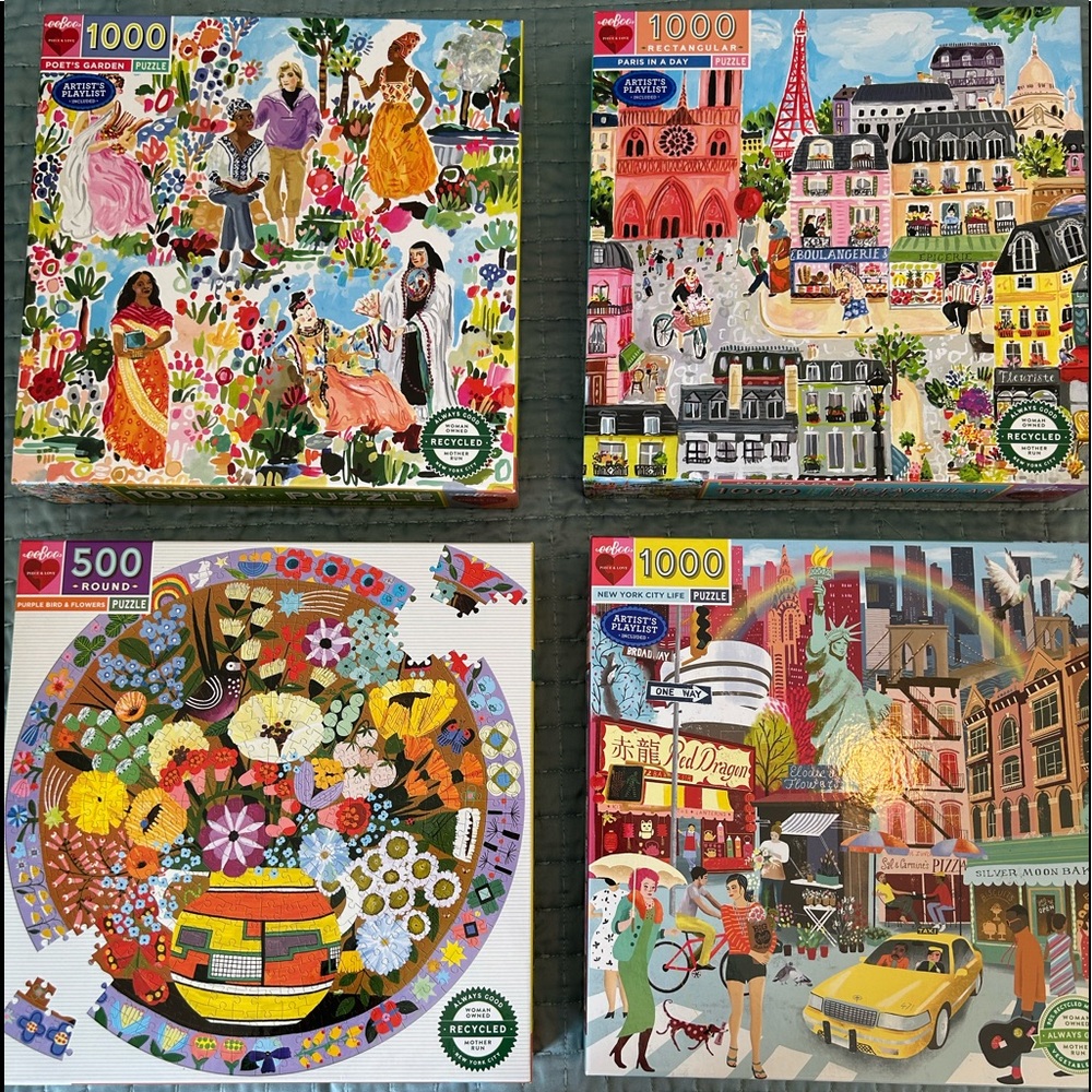 Eeboo Puzzle Bundle